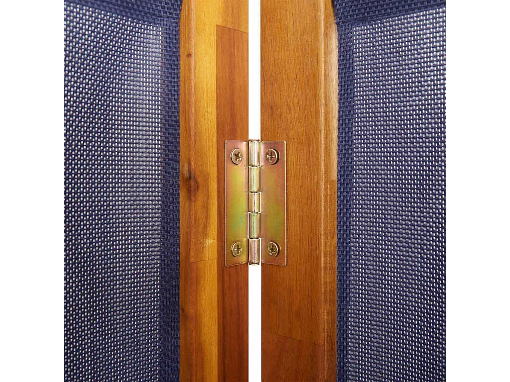 Mampara divisoria de 6 paneles azul oscuro 420x180 cm
