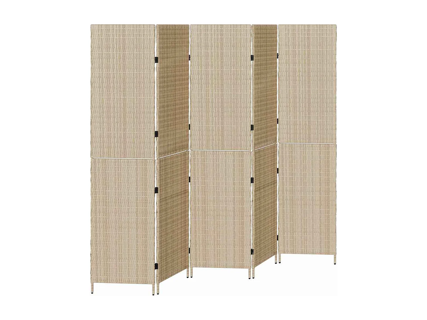 Beige scherm 242 x 180 cm. polyrotan