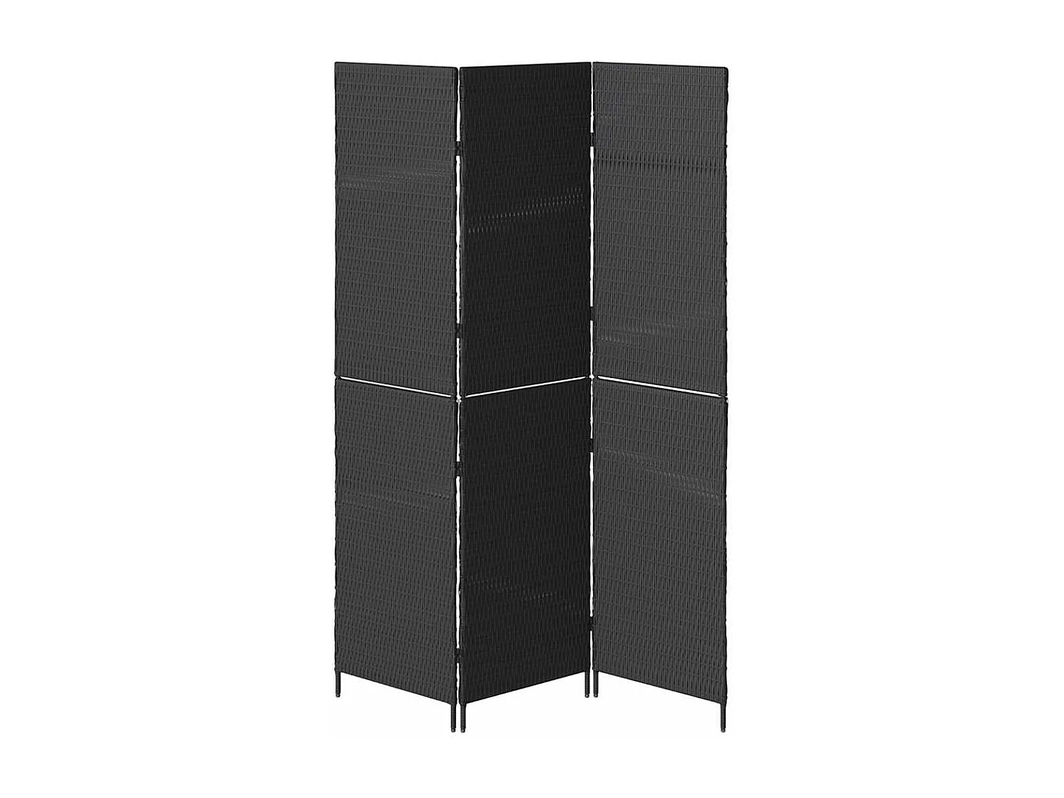 Paravent Noir 146 x 180 cm. polyrotin