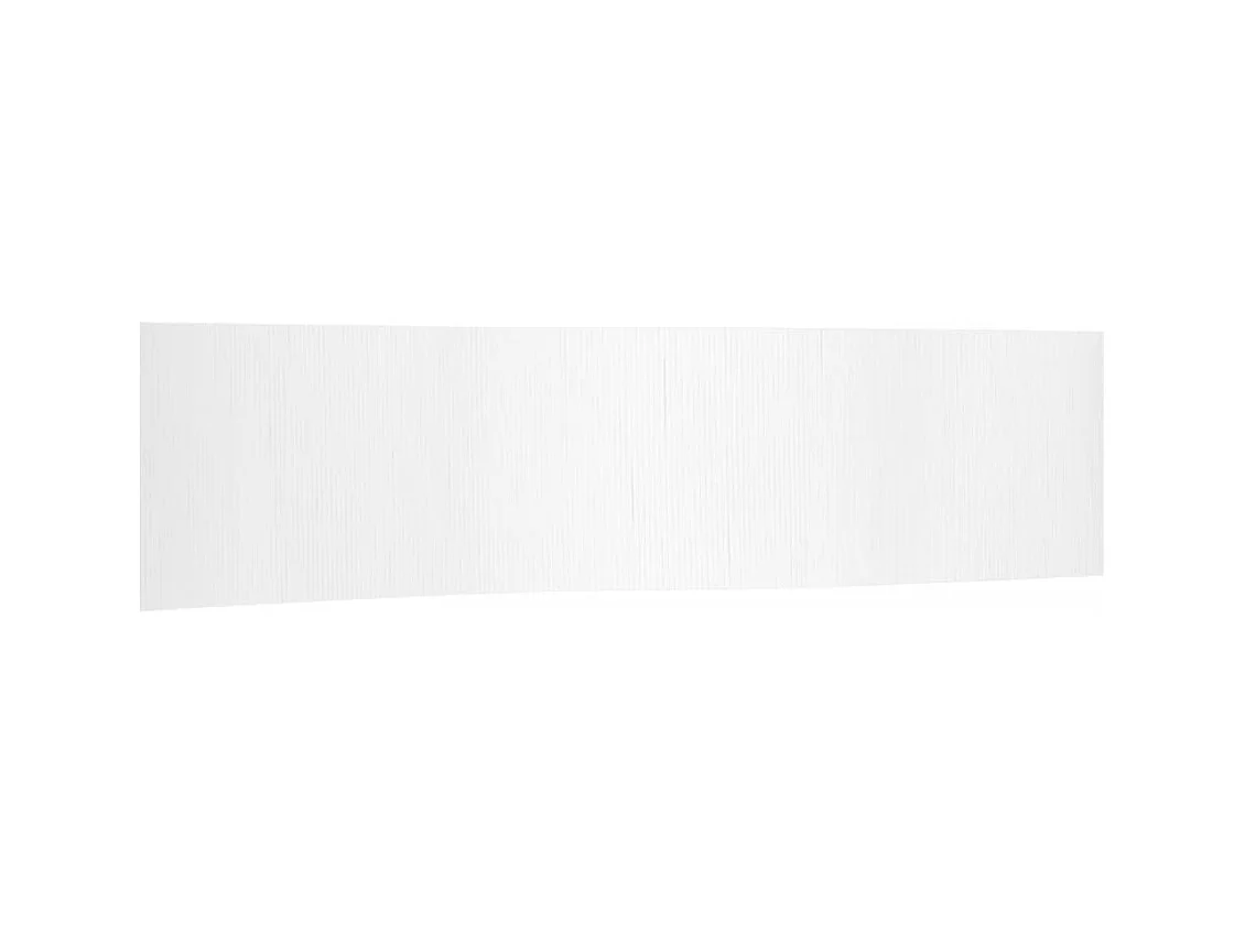 Cloison de séparation blanc 165x800 cm bambou