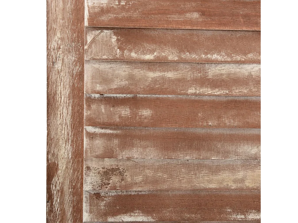 Parete divisoria a 6 pannelli Marrone 210x165 cm Paulownia