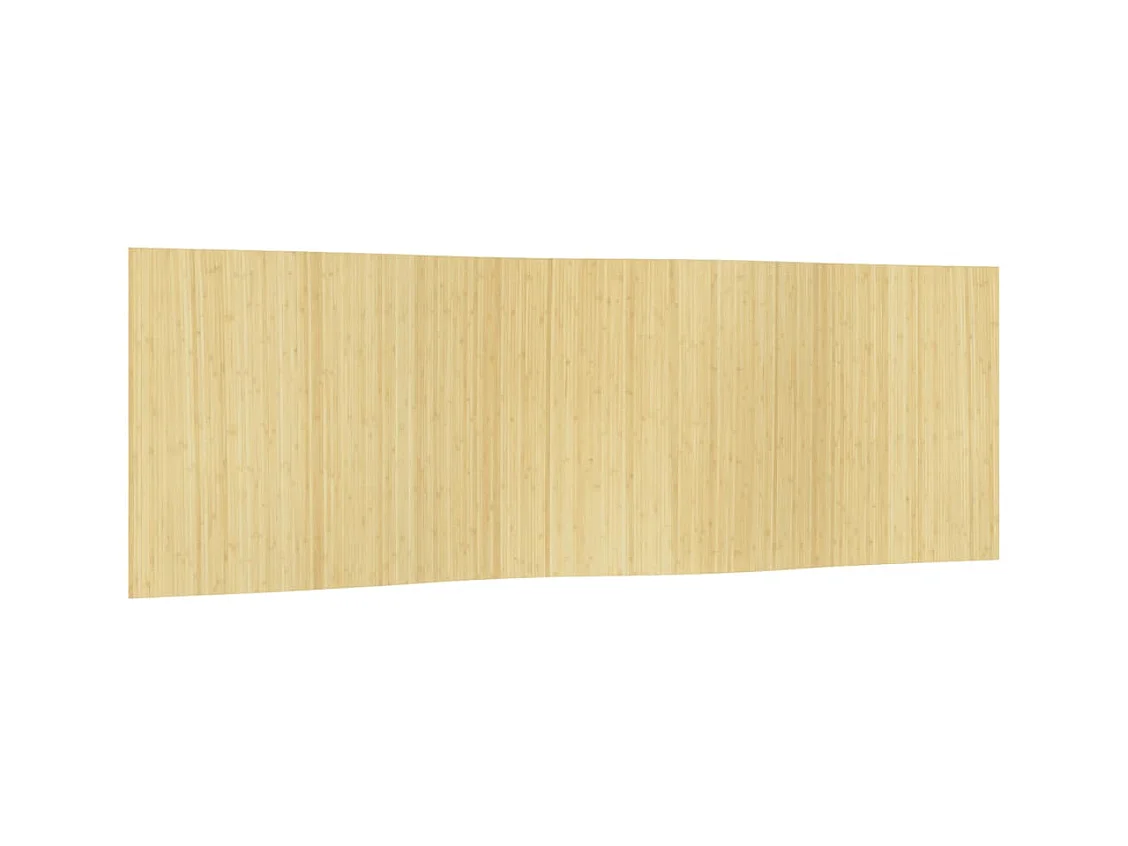 Helle Naturtrennwand 165x600 cm Bambus