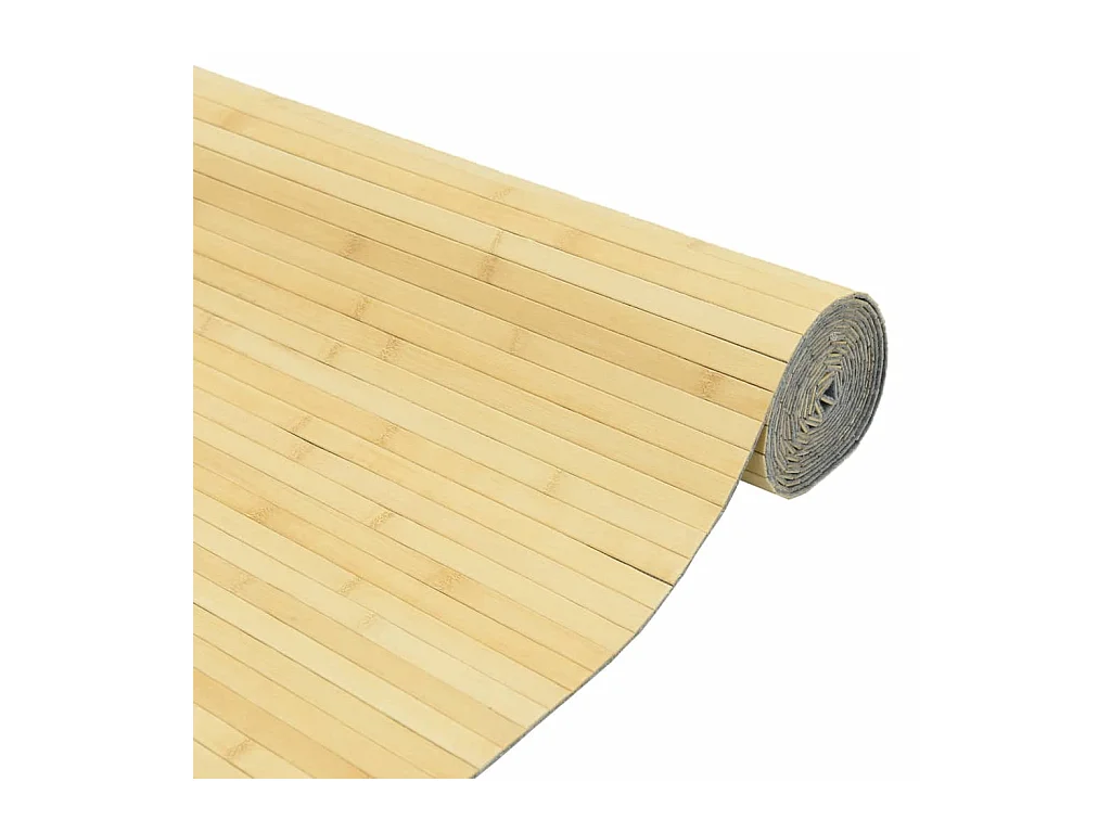 Helle Naturtrennwand 165x600 cm Bambus