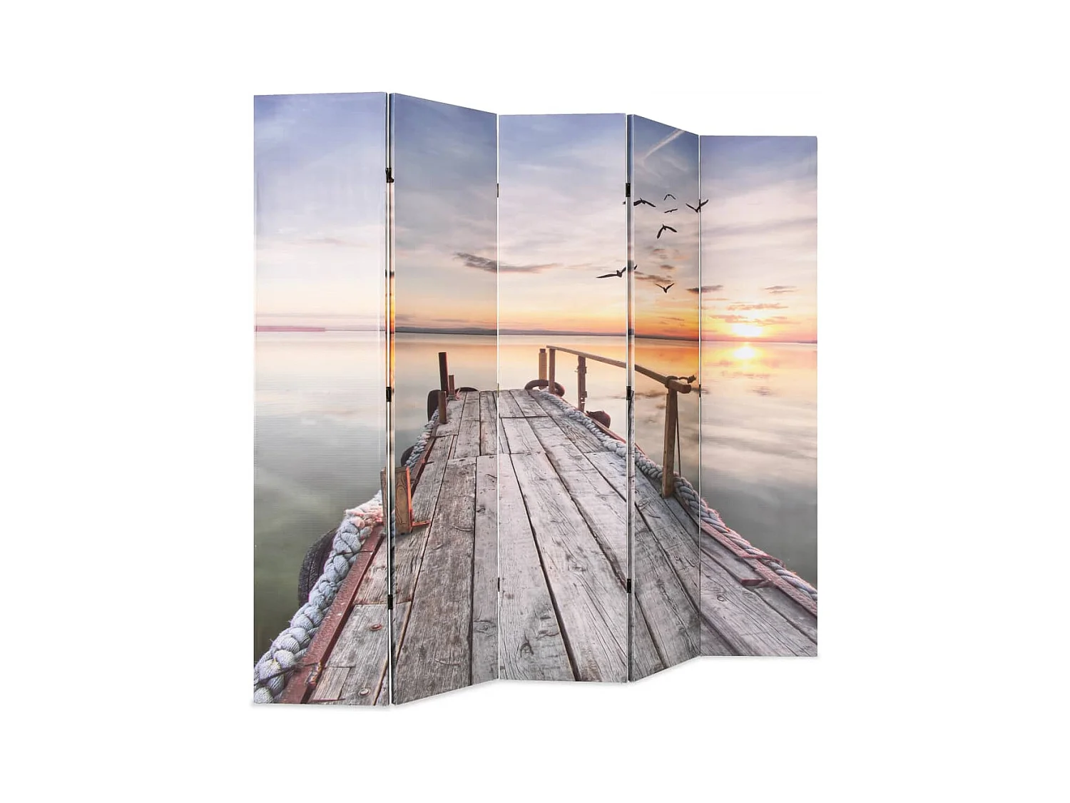 Faltbare Trennwand 200 x 170 cm Lake