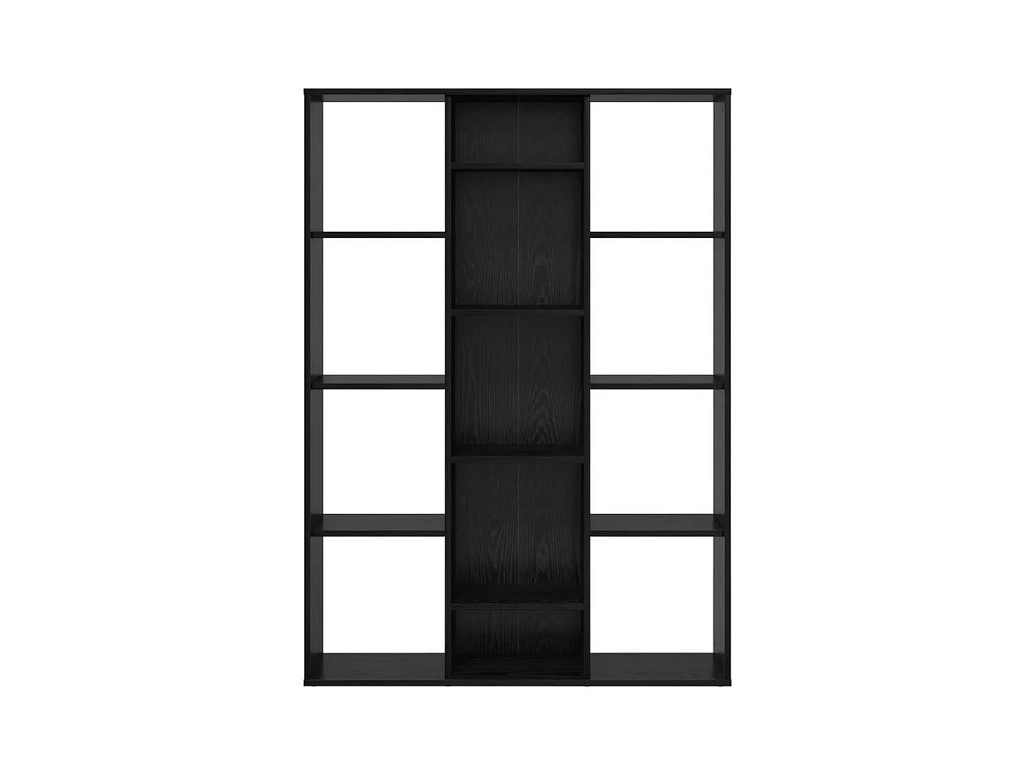 Paravent Chêne noir 100 x 24 x 140 cm Bois d'ingénierie