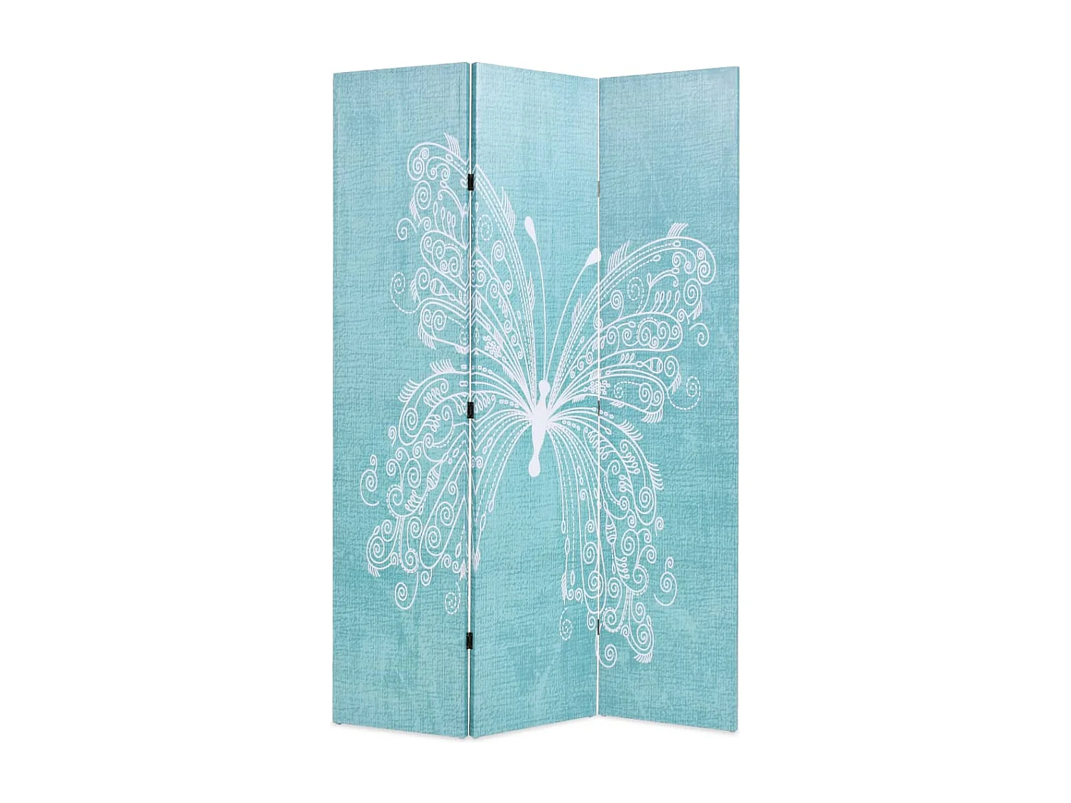 Mampara plegable 120 x 170 cm Papillon Bleu