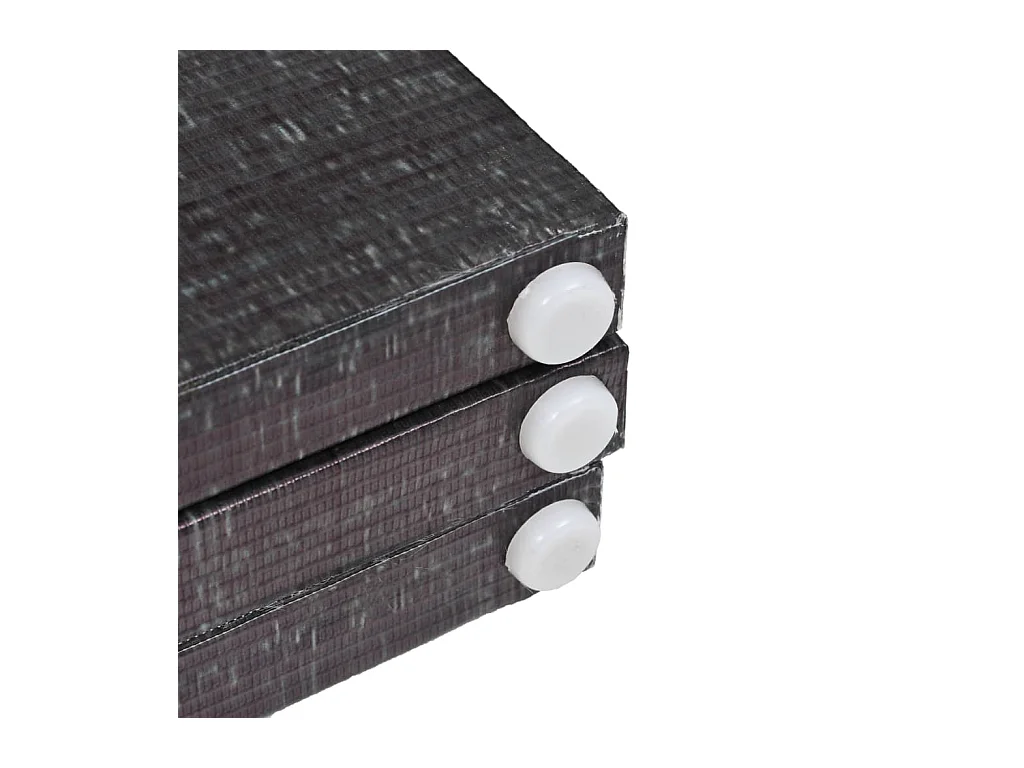 Vouwwand 160 x 170 cm Feathers Zwart-wit