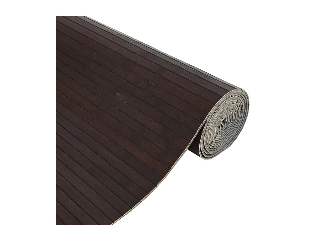 Donkerbruine scheidingswand 165x800 cm bamboe