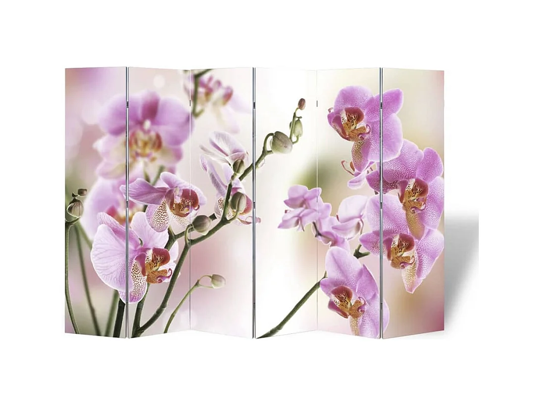Faltbare Trennwand 217x170 cm Flower