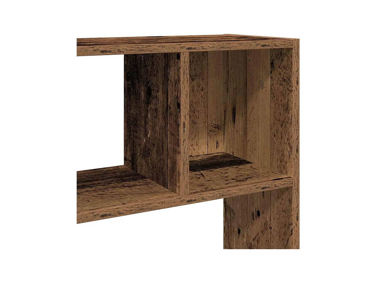 Bibliothèque/Séparateur de pièce vieux bois 105x24x102 cm