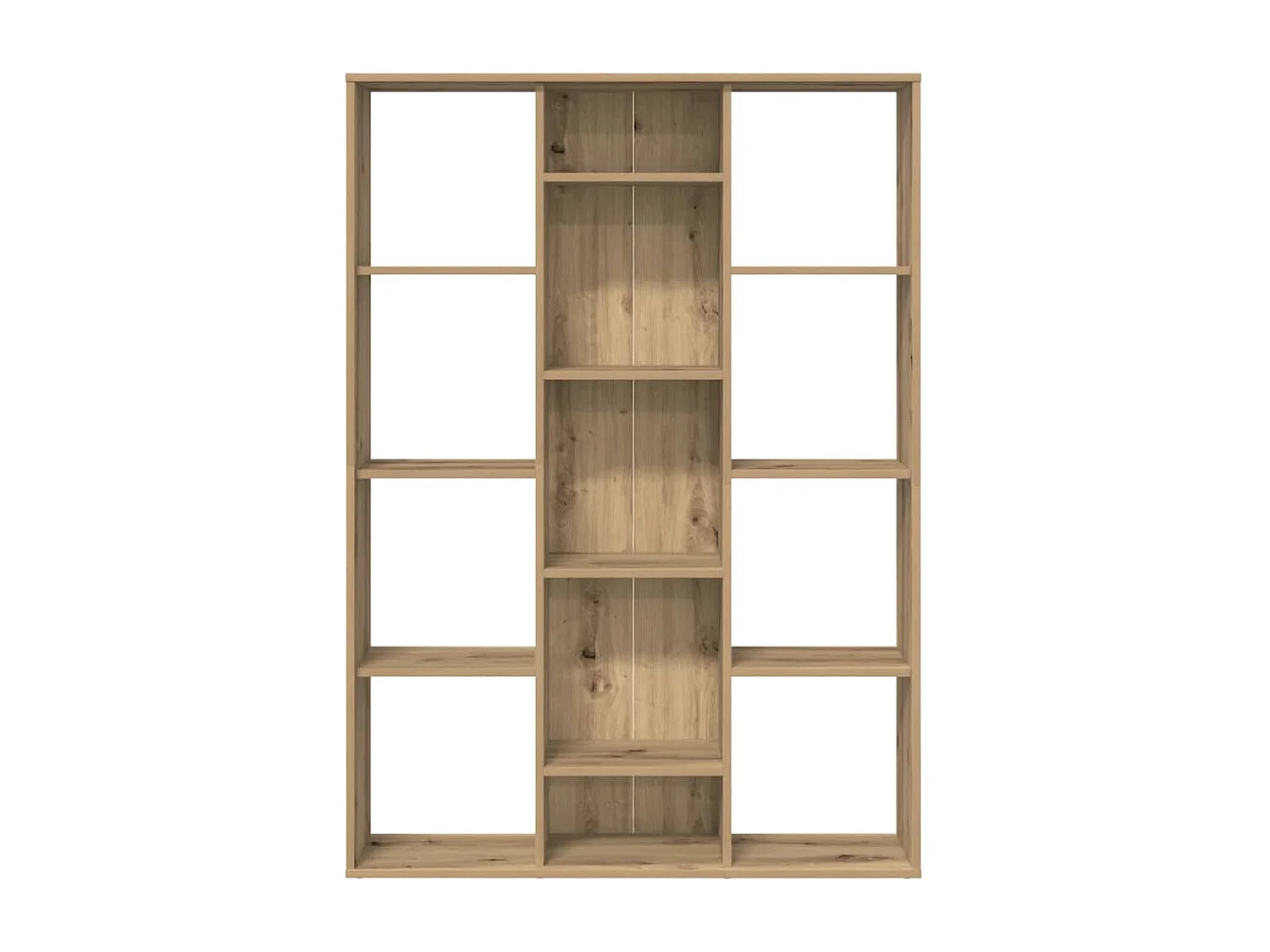 Séparateur de pièce/Bibliothèque chêne artisanal 100x24x140 cm