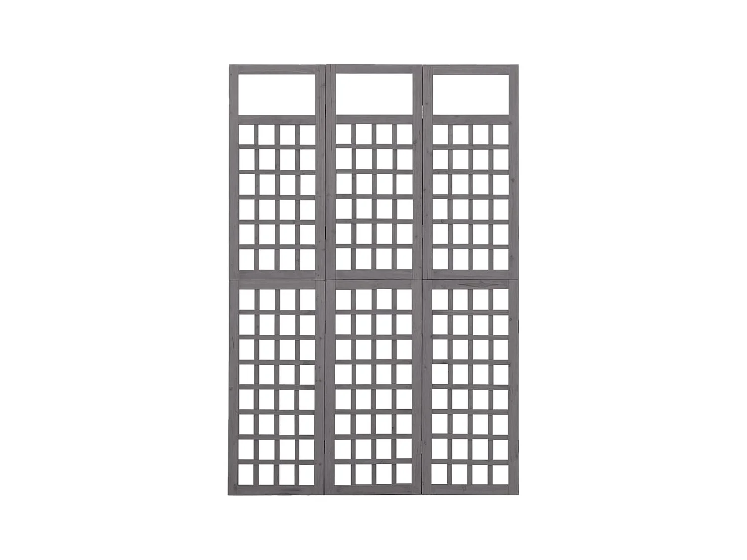 3-delige scheidingswand/rooster van massief dennenhout