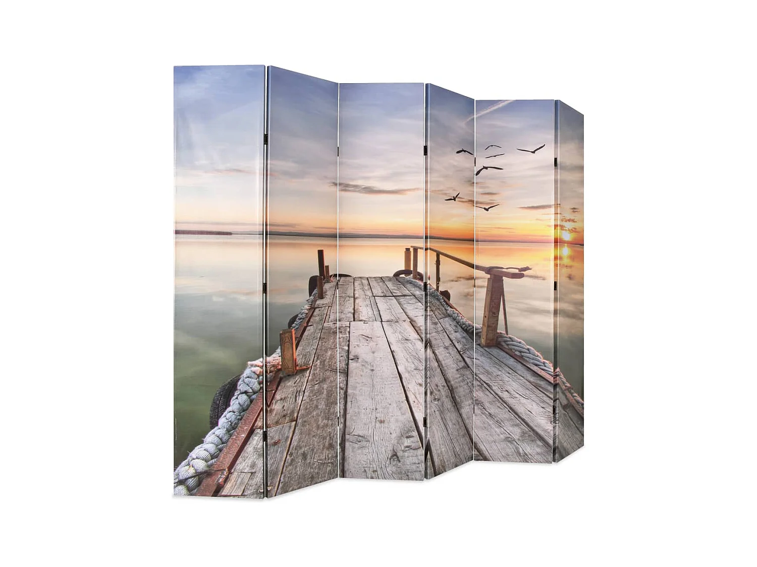 Faltbare Trennwand 228 x 170 cm Lake