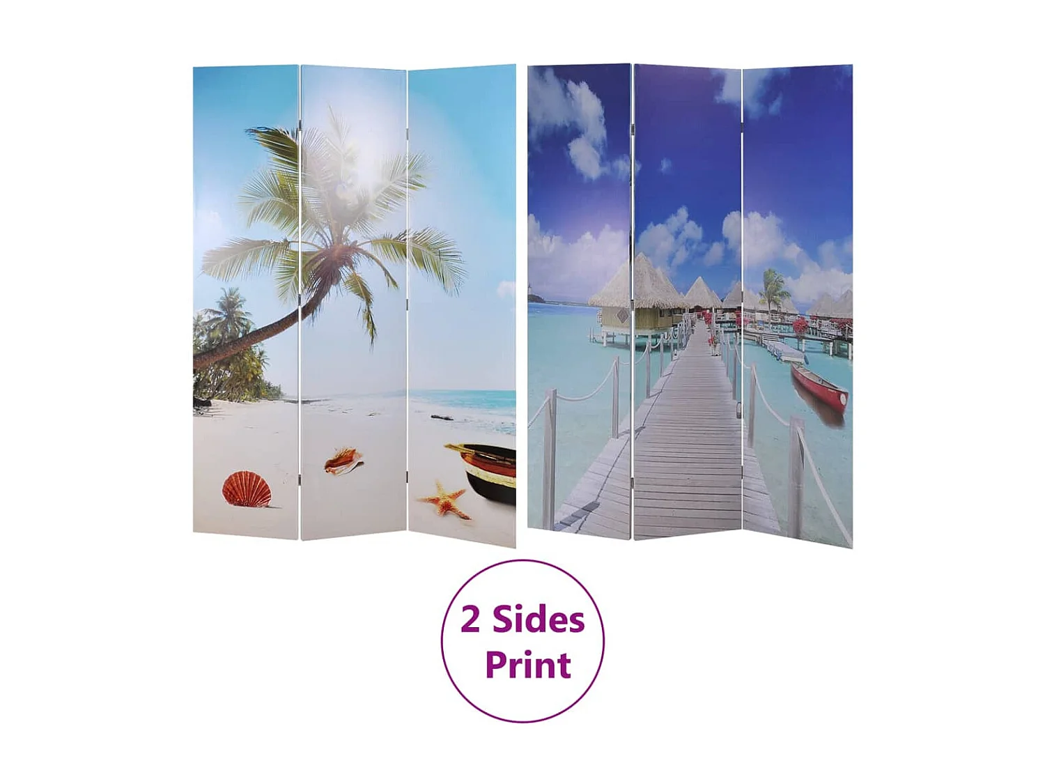 Parete divisoria pieghevole 120 x 170 cm Beach