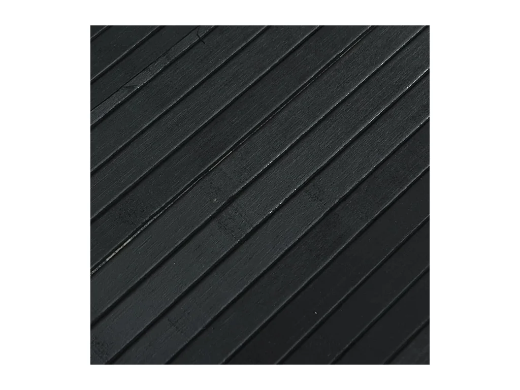 Cloison de séparation noir 165x600 cm bambou