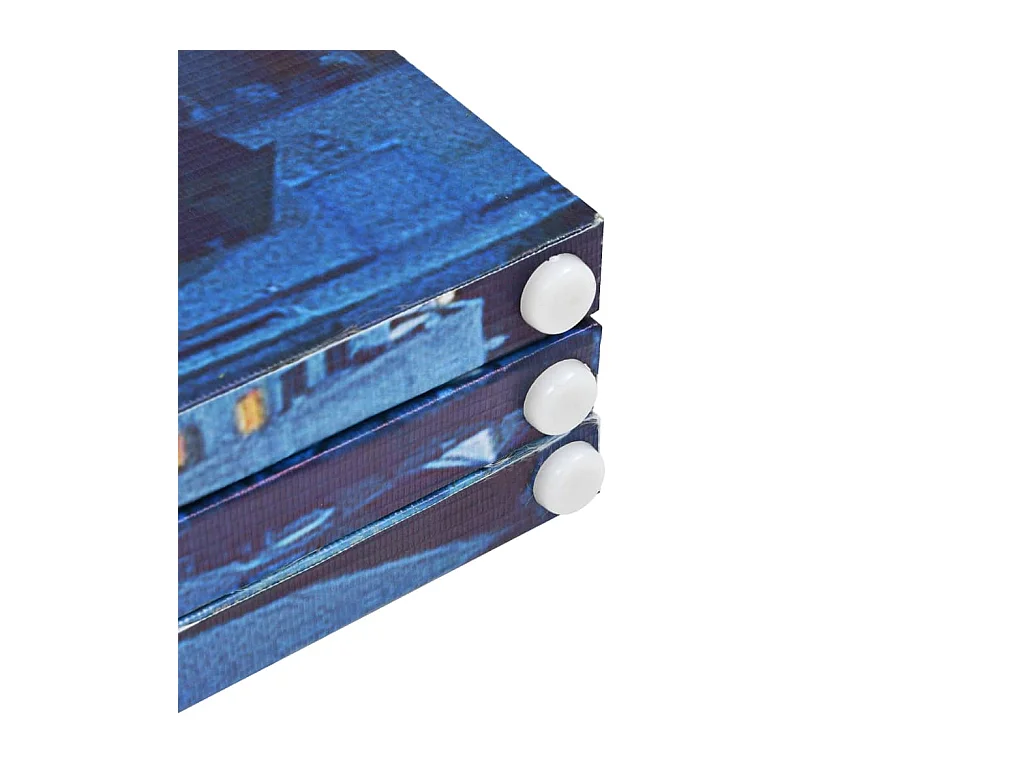 Faltbare Trennwand 120x170 cm Paris bei Nacht