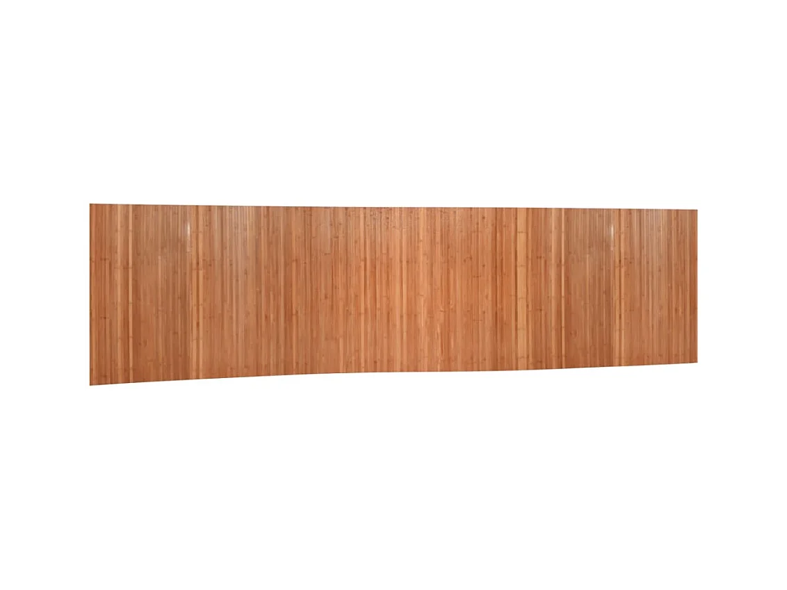 Bruine scheidingswand 165x800 cm bamboe