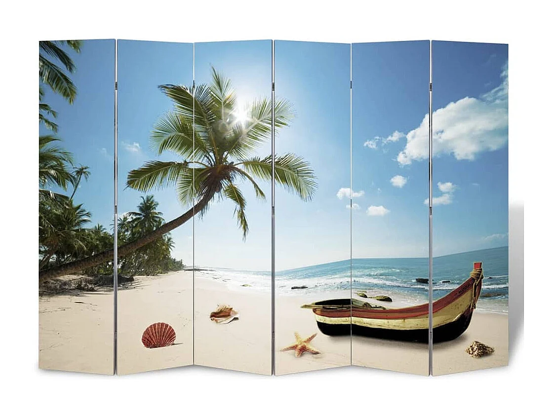 Parete divisoria pieghevole 217x170 cm Beach