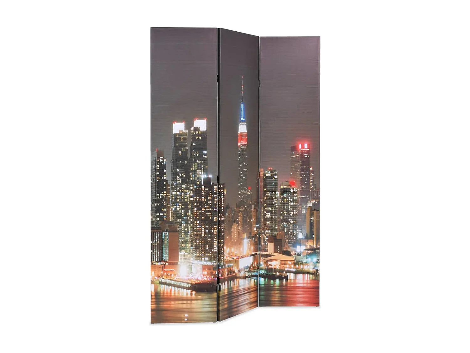 Parete divisoria pieghevole 120x170 cm New York di notte