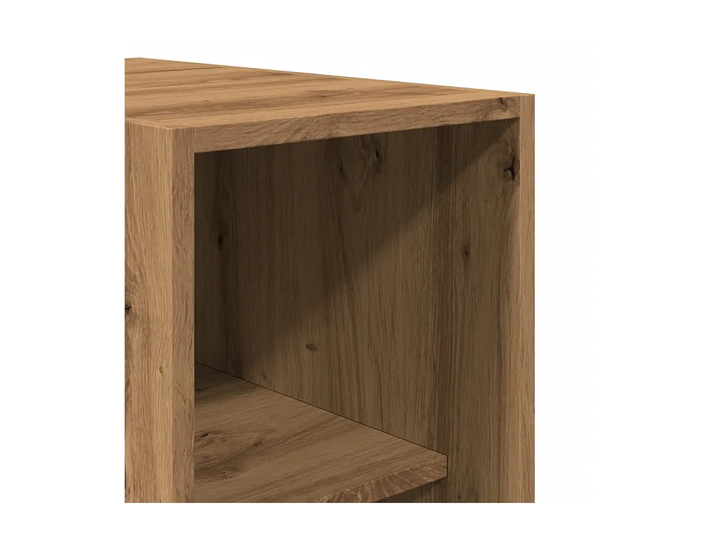 Handgemaakte eikenhouten kledingkast 30x50x200 cm van bewerkt hout