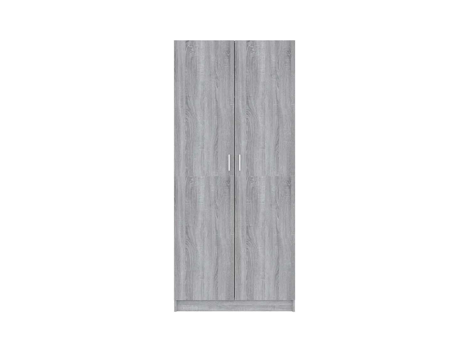 Sonoma Grey Garderobekast 80x52x180 cm Engineered Wood