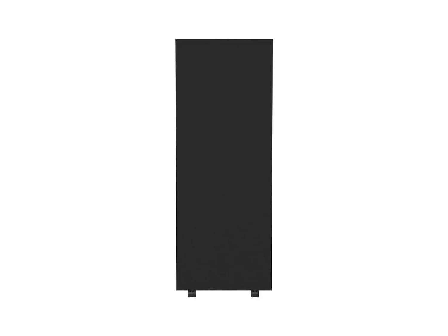 Zwarte kledingkast 80x40x110 cm Technisch hout