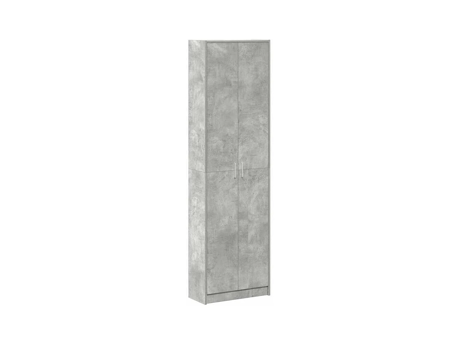 Mobile grigio cemento 55 x 25 x 189 cm in legno ingegnerizzato