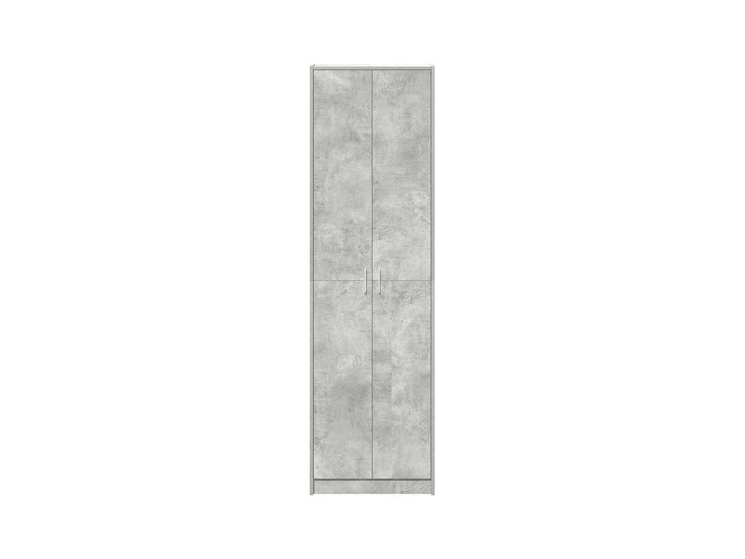 Mobile grigio cemento 55 x 25 x 189 cm in legno ingegnerizzato