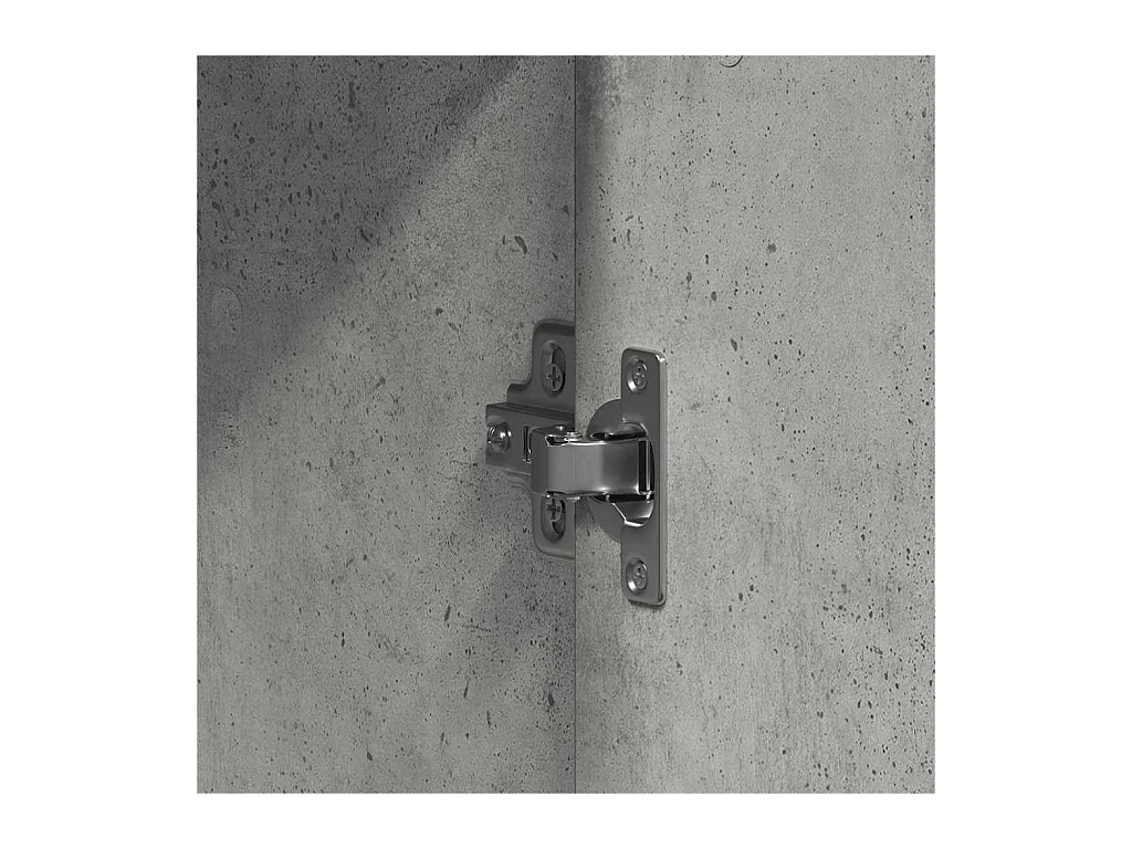 Mobile grigio cemento 55 x 25 x 189 cm in legno ingegnerizzato