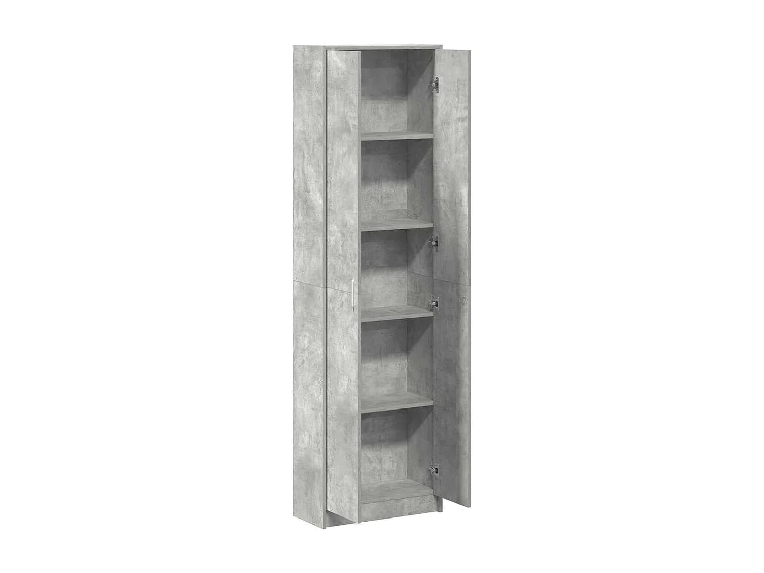 Armoire Gris béton 55 x 25 x 189 cm Bois d'ingénierie
