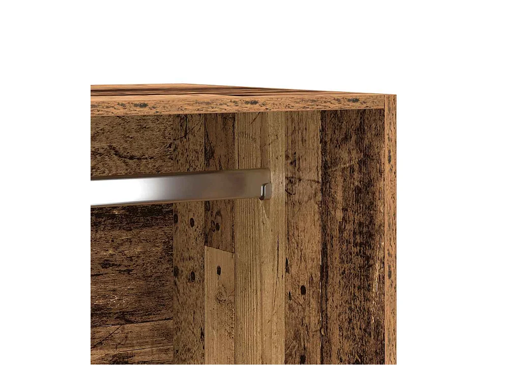 Armadio in legno vecchio 50x50x200 cm in legno ingegnerizzato