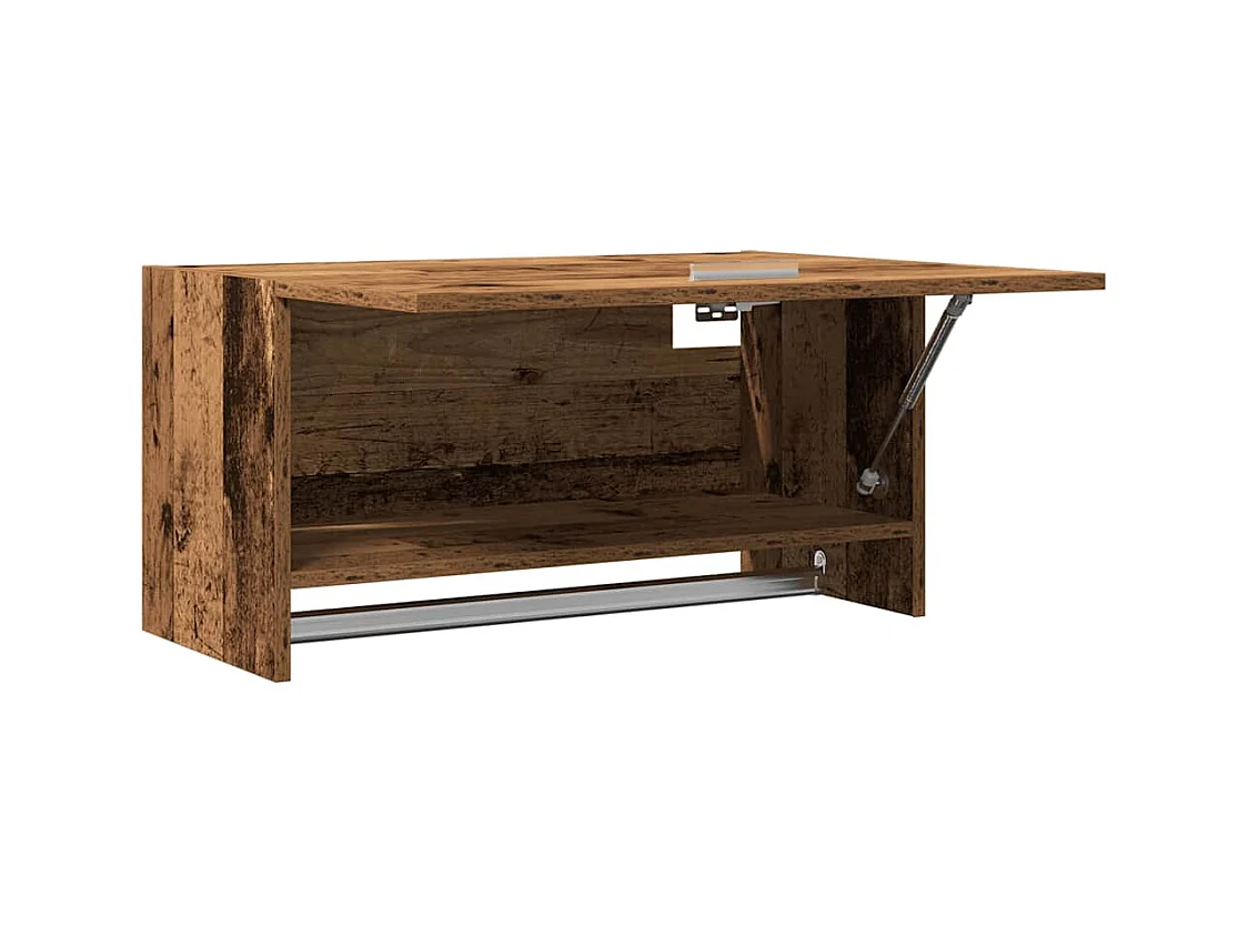 Garde-robe vieux bois 70x32,5x35 cm bois d'ingénierie