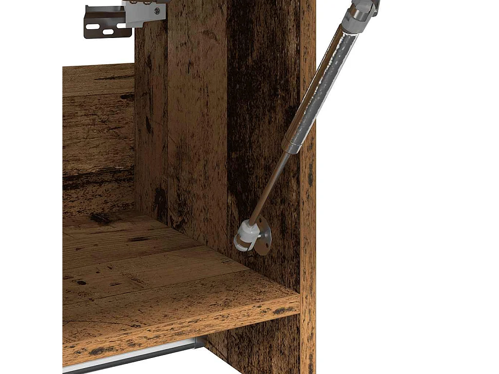 Garde-robe vieux bois 70x32,5x35 cm bois d'ingénierie