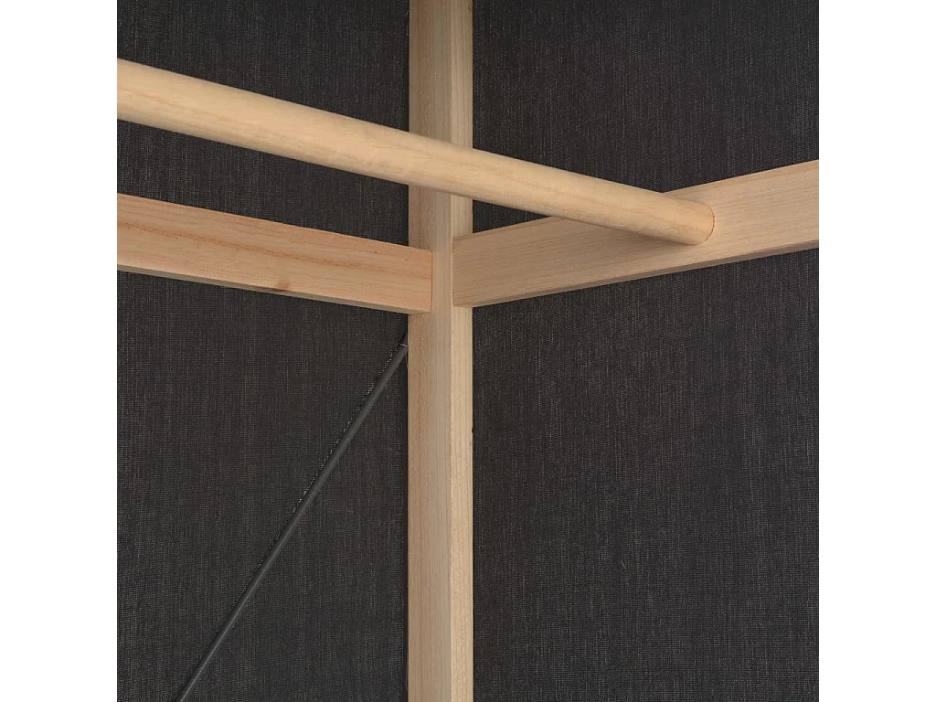 Armario gris 79x40x170 cm Tela