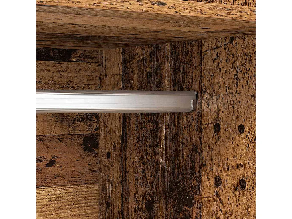 Armoire avec étagère Bois ancien Bois d'ingénierie