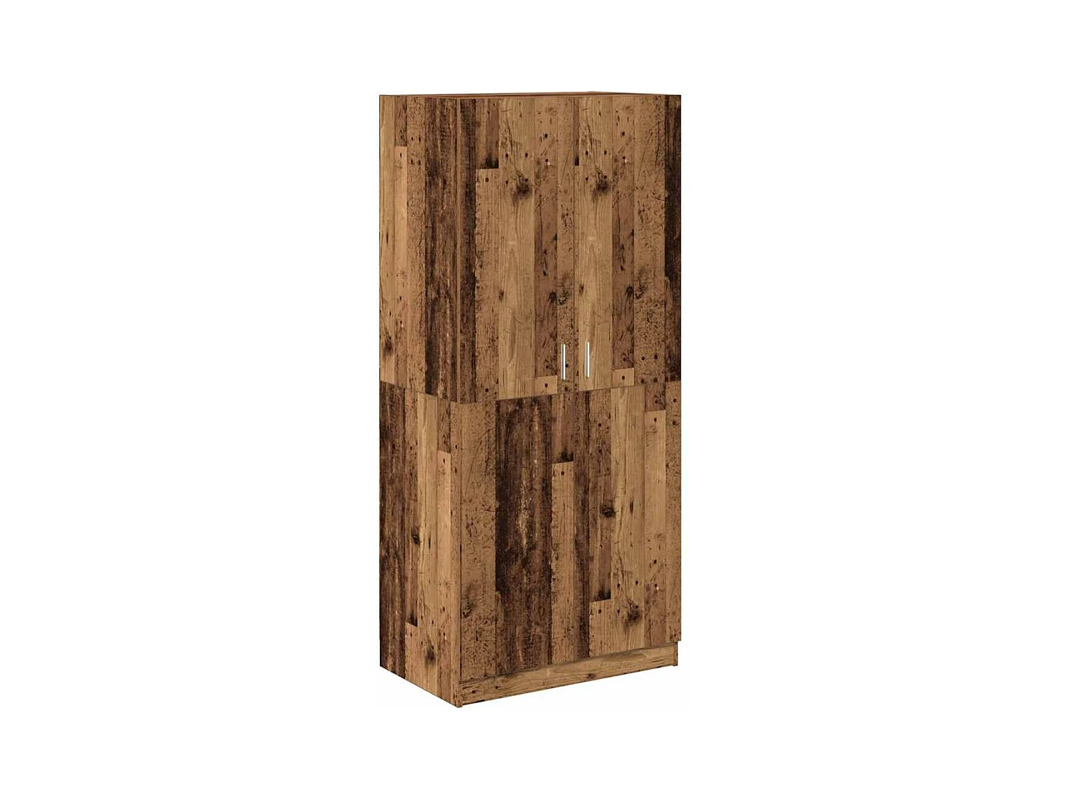 Garde-robe vieux bois 90x52x200 cm bois d'ingénierie
