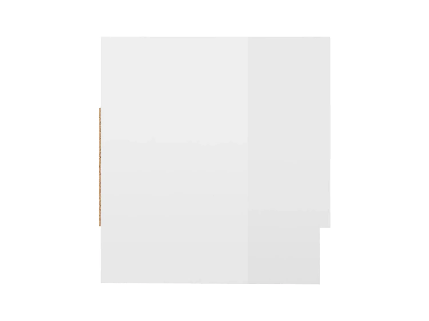 Armario blanco brillo 70x32,5x35 cm madera contrachapada