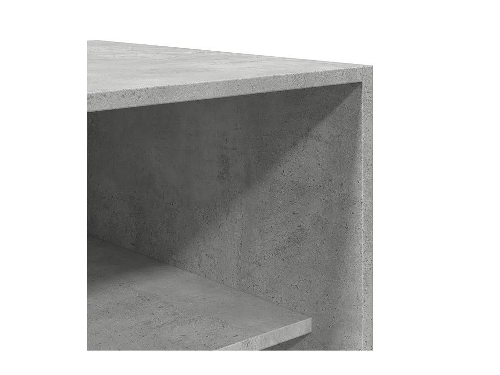 Betongrijze kledingkast 80x50x200 cm bewerkt hout