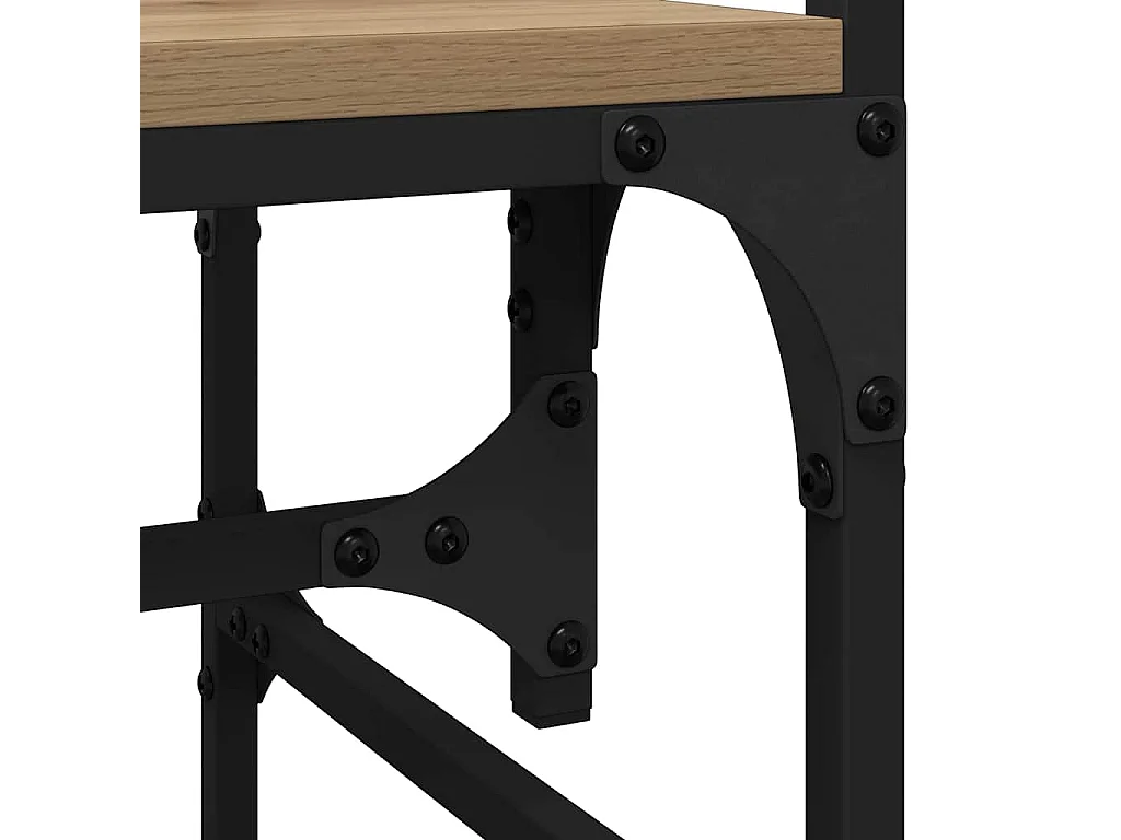 Handgemaakte eikenhouten kledingkast 89 x 39 x 184,5 cm Technisch hout