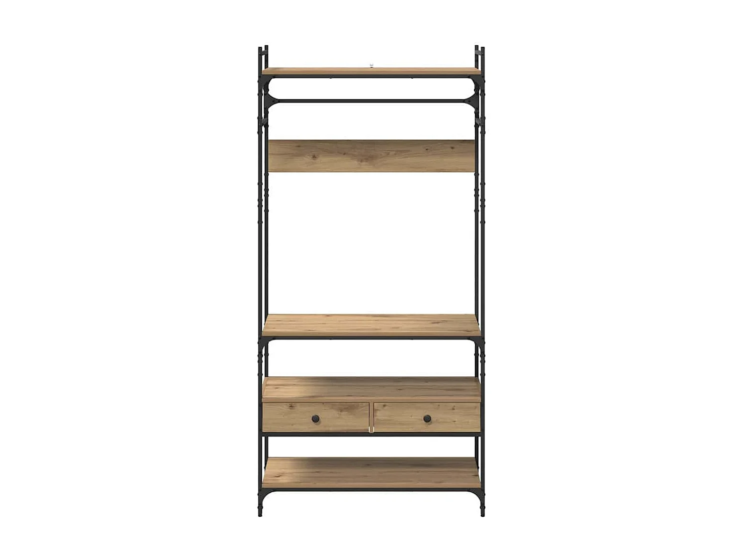 Armoire chêne artisanal 89 x 39 x 184.5 cm Bois d'ingénierie