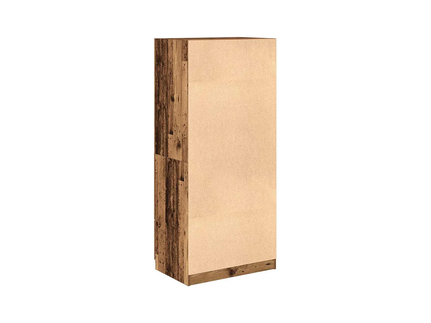 Garde-robe vieux bois 80x52x180 cm bois d'ingénierie