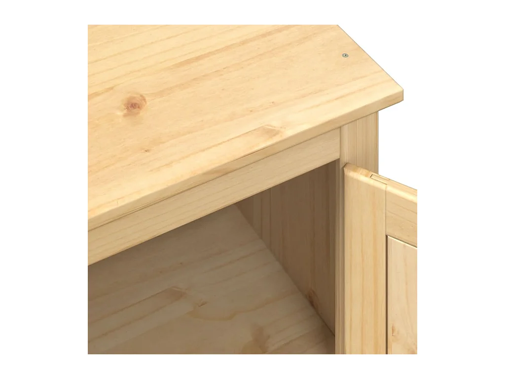 Armario Corona 76x50x170 cm madera maciza de pino