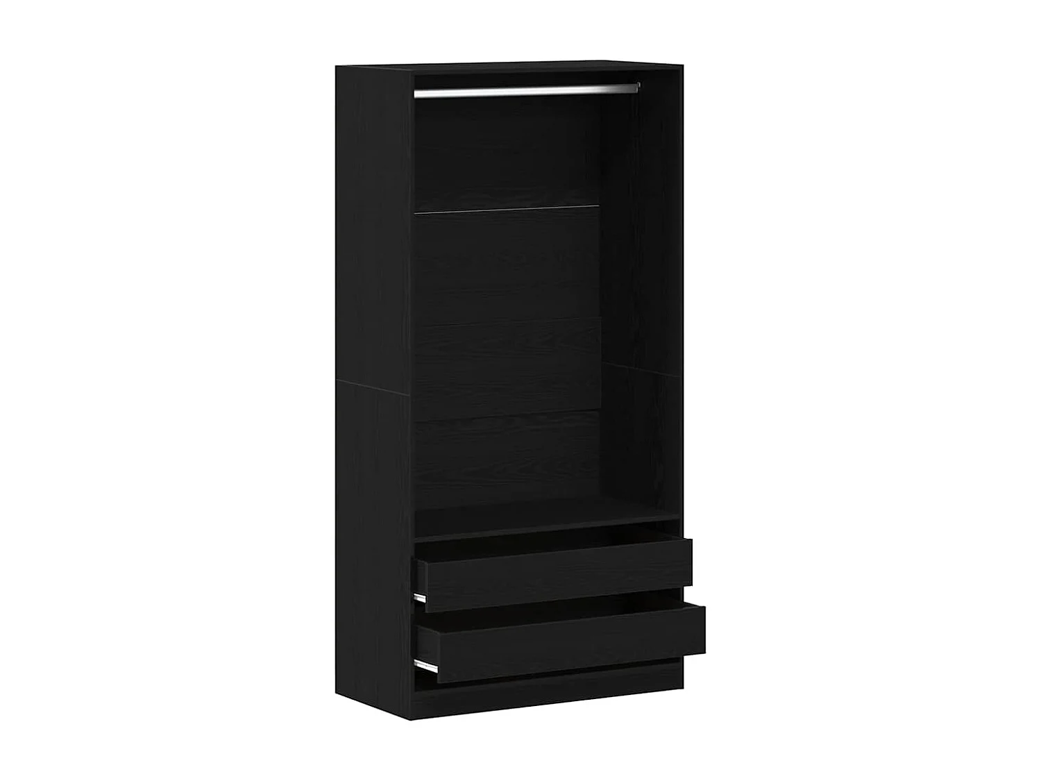 Armoire Chêne noir 100 x 50 x 200 cm Bois d'ingénierie