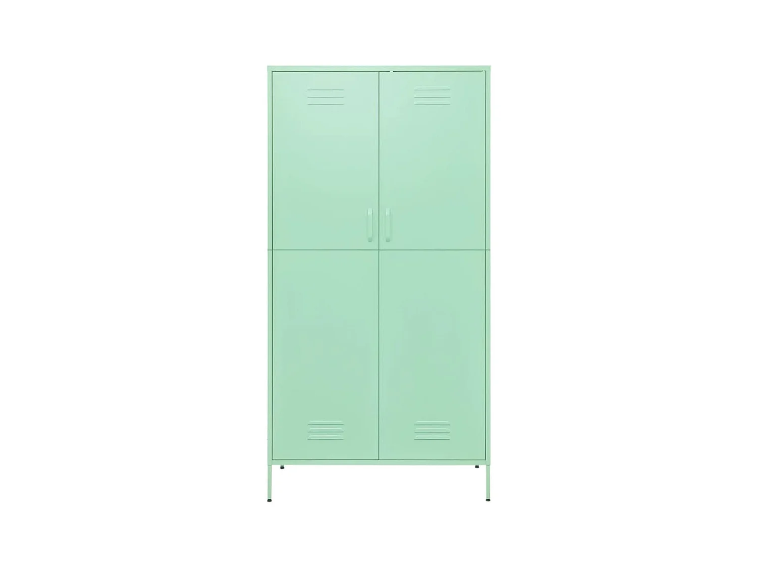 Armadio Verde Menta 90x50x180 cm Acciaio