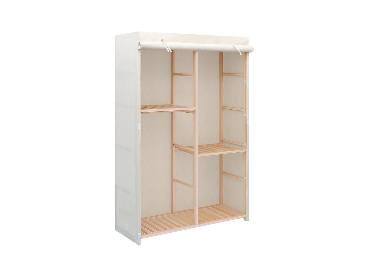 3-stöckiger Kleiderschrank 110 x 40 x 170 cm