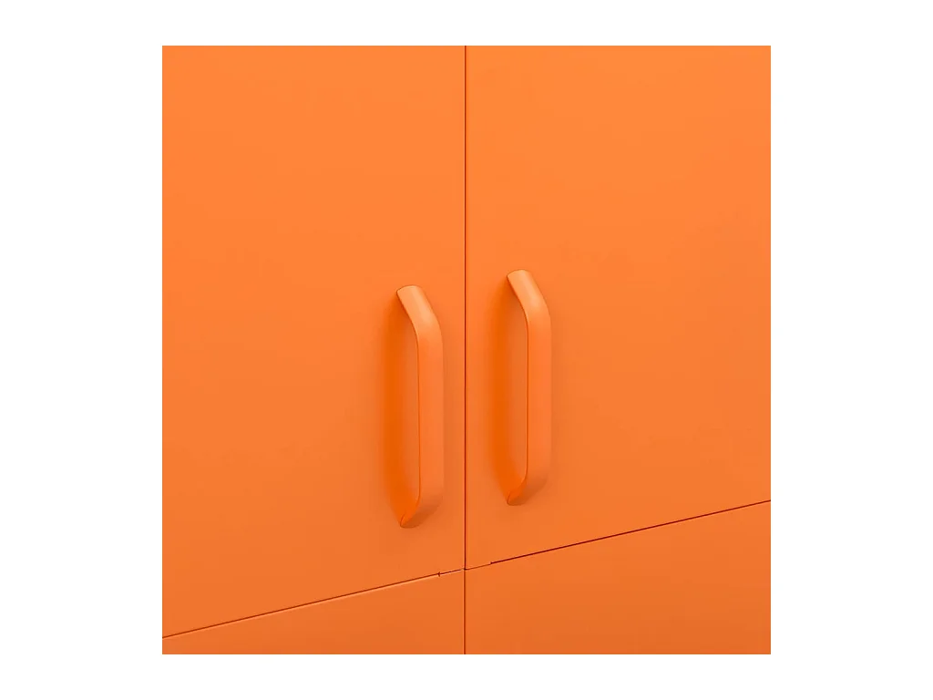 Oranje kledingkast 90x50x180 cm Staal