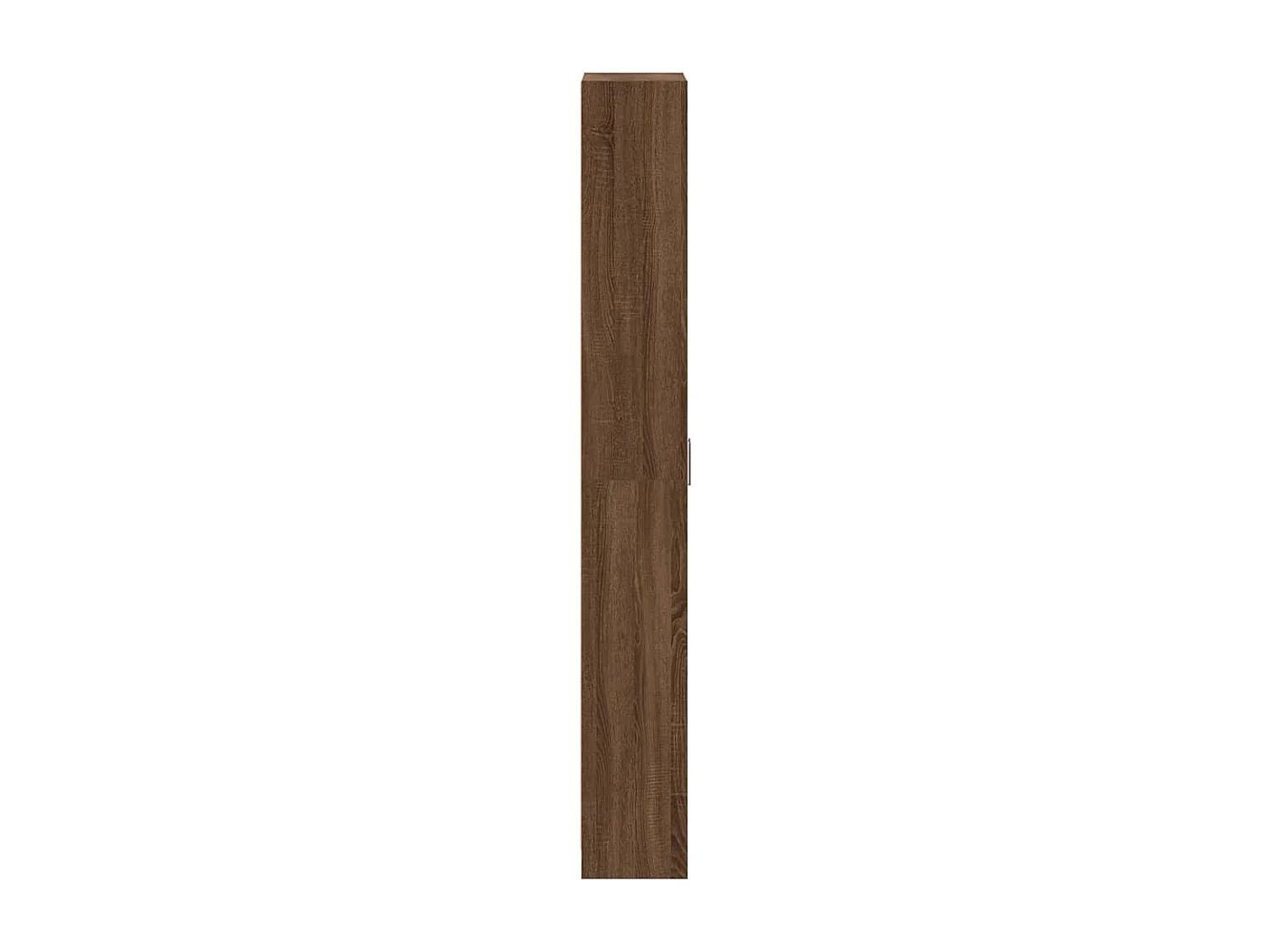 Bruine eiken kledingkast 55 x 25 x 189 cm bewerkt hout
