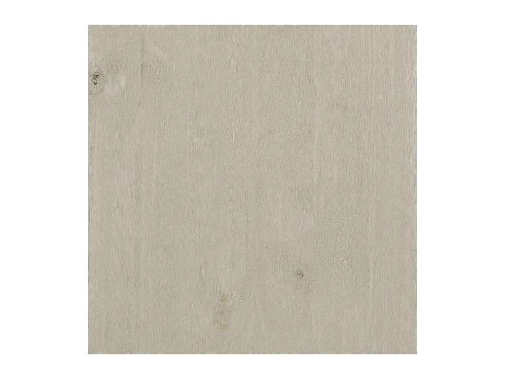 Garde-robe HAMAR Blanc 89x50x180 cm Bois massif de pin