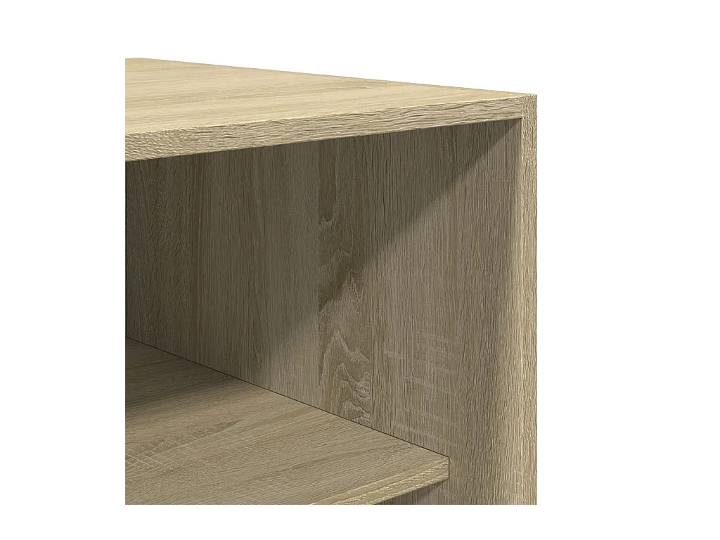 Sonoma eiken kledingkast 80x50x200 cm bewerkt hout