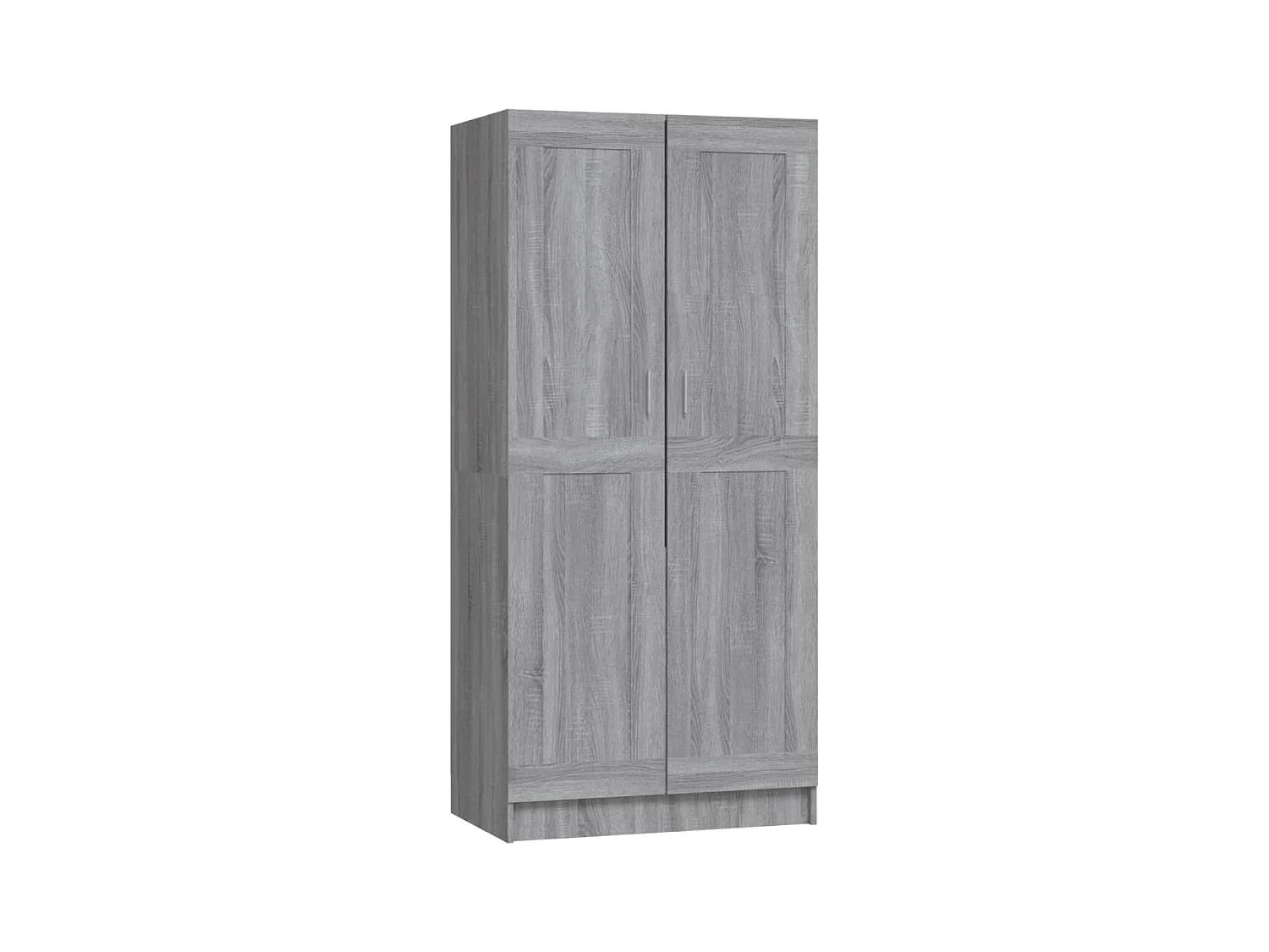 Sonoma Grey Garderobekast 82,5x51,5x180 cm Bewerkt Hout